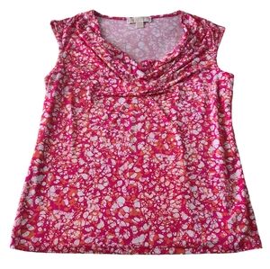 COPY - EUC🌞 Michael Kors Draped Cowl sleeveless blouse